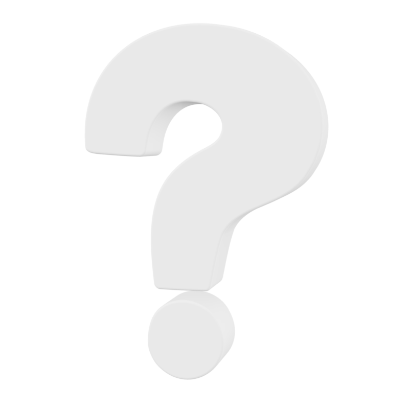 About us question mark